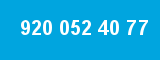 920 052 40 77